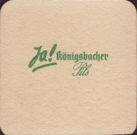 Beer coaster konigsbacher-12-zadek