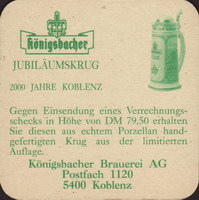 Beer coaster konigsbacher-15-zadek-small