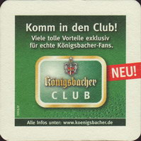 Beer coaster konigsbacher-25-zadek