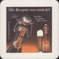 Beer coaster konigsbacher-43-zadek