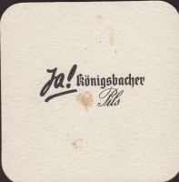 Beer coaster konigsbacher-49-zadek