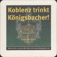 Beer coaster konigsbacher-52-zadek