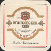 Beer coaster konigsegger-walder-brau-1