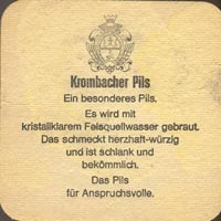 Pivní tácek krombacher-1-zadek