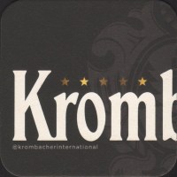Beer coaster krombacher-100-zadek-small