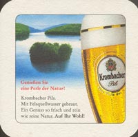 Beer coaster krombacher-2-zadek