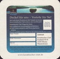 Beer coaster krombacher-20-zadek