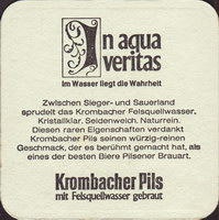 Beer coaster krombacher-21-zadek