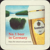 Beer coaster krombacher-25-zadek