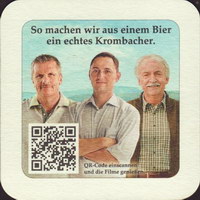 Beer coaster krombacher-32-zadek-small