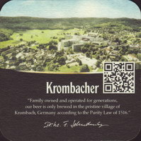 Beer coaster krombacher-38-zadek