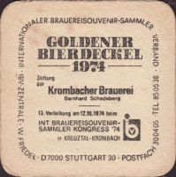 Beer coaster krombacher-60-zadek-small