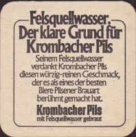 Beer coaster krombacher-71-zadek