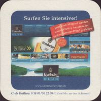 Beer coaster krombacher-72-zadek