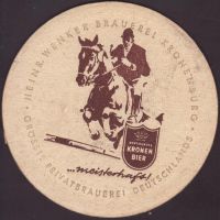 Beer coaster kronen-67-zadek