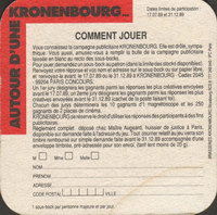Beer coaster kronenbourg-119-zadek