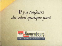 Beer coaster kronenbourg-248