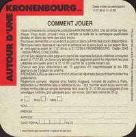 Pivní tácek kronenbourg-256-zadek