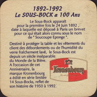 Beer coaster kronenbourg-259-zadek