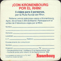 Beer coaster kronenbourg-367-zadek