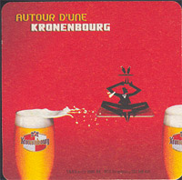 Beer coaster kronenbourg-47-zadek