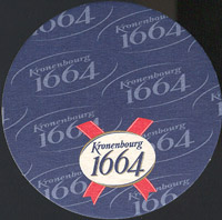 Beer coaster kronenbourg-56-oboje
