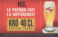 Beer coaster kronenbourg-87