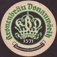 Beer coaster kronenbrauerei-donauworth-1-oboje