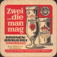 Beer coaster kronenbrauerei-gebr-hardering-3-small
