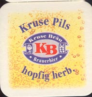 Beer coaster kruse-brau-1-zadek