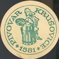 Beer coaster krusovice-11