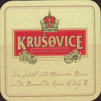 Beer coaster krusovice-115