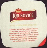 Beer coaster krusovice-122-zadek