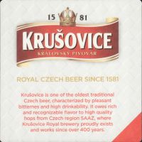 Beer coaster krusovice-134-zadek-small