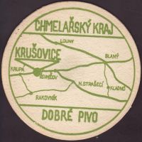 Beer coaster krusovice-139-zadek-small