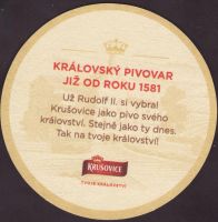 Beer coaster krusovice-140-zadek-small