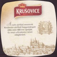 Beer coaster krusovice-146-zadek-small