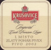 Beer coaster krusovice-147-small