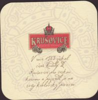 Beer coaster krusovice-147-zadek