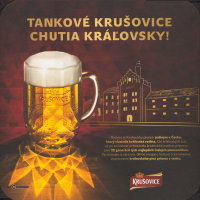 Beer coaster krusovice-151-zadek