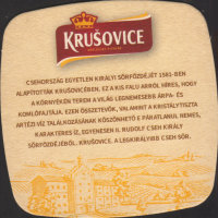 Beer coaster krusovice-157-zadek-small