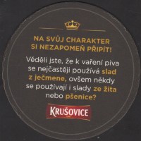 Beer coaster krusovice-161-zadek-small