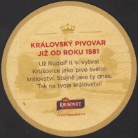 Beer coaster krusovice-162-zadek-small