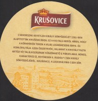 Beer coaster krusovice-167-zadek-small