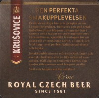 Beer coaster krusovice-177-zadek-small