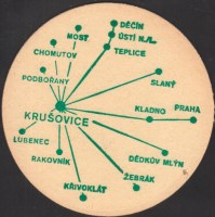 Beer coaster krusovice-55-zadek-small