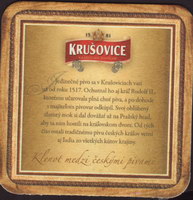 Beer coaster krusovice-71-zadek