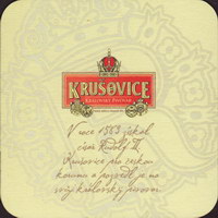 Beer coaster krusovice-72-zadek-small