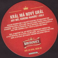 Beer coaster krusovice-86-zadek-small