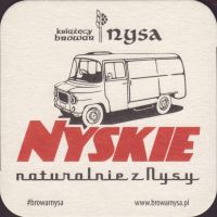 Beer coaster ksiazecy-browar-nysa-1